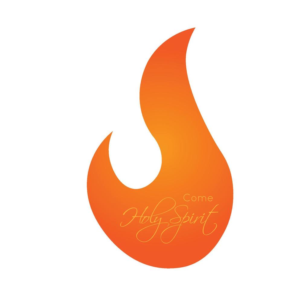 Pentecost Sunday Special Design vector