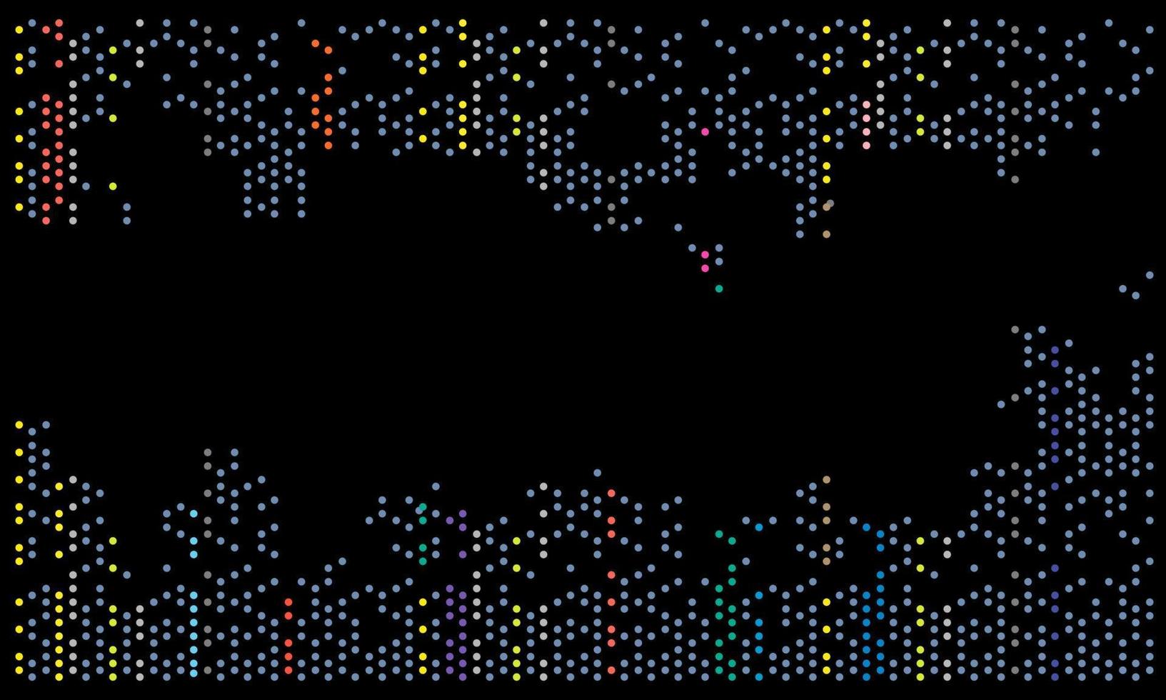 vector background of irregular colorful circle mosaic stars.