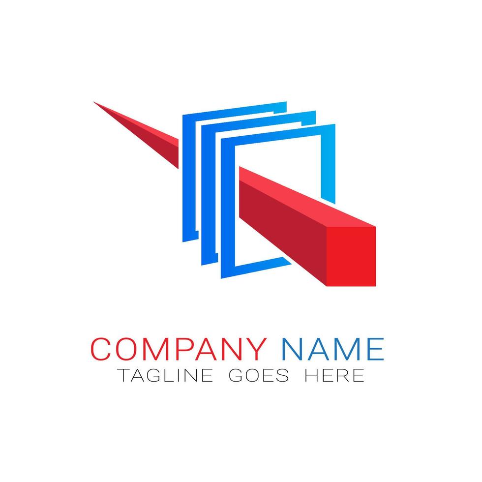 vector logo illustrating focus on purpose, perfect for highways, bridges etc.