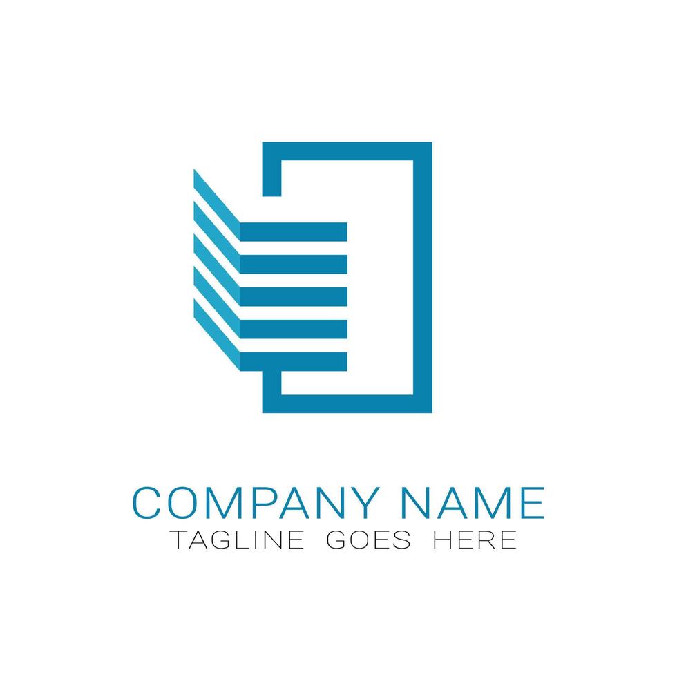 building architect creative logo vector. vector