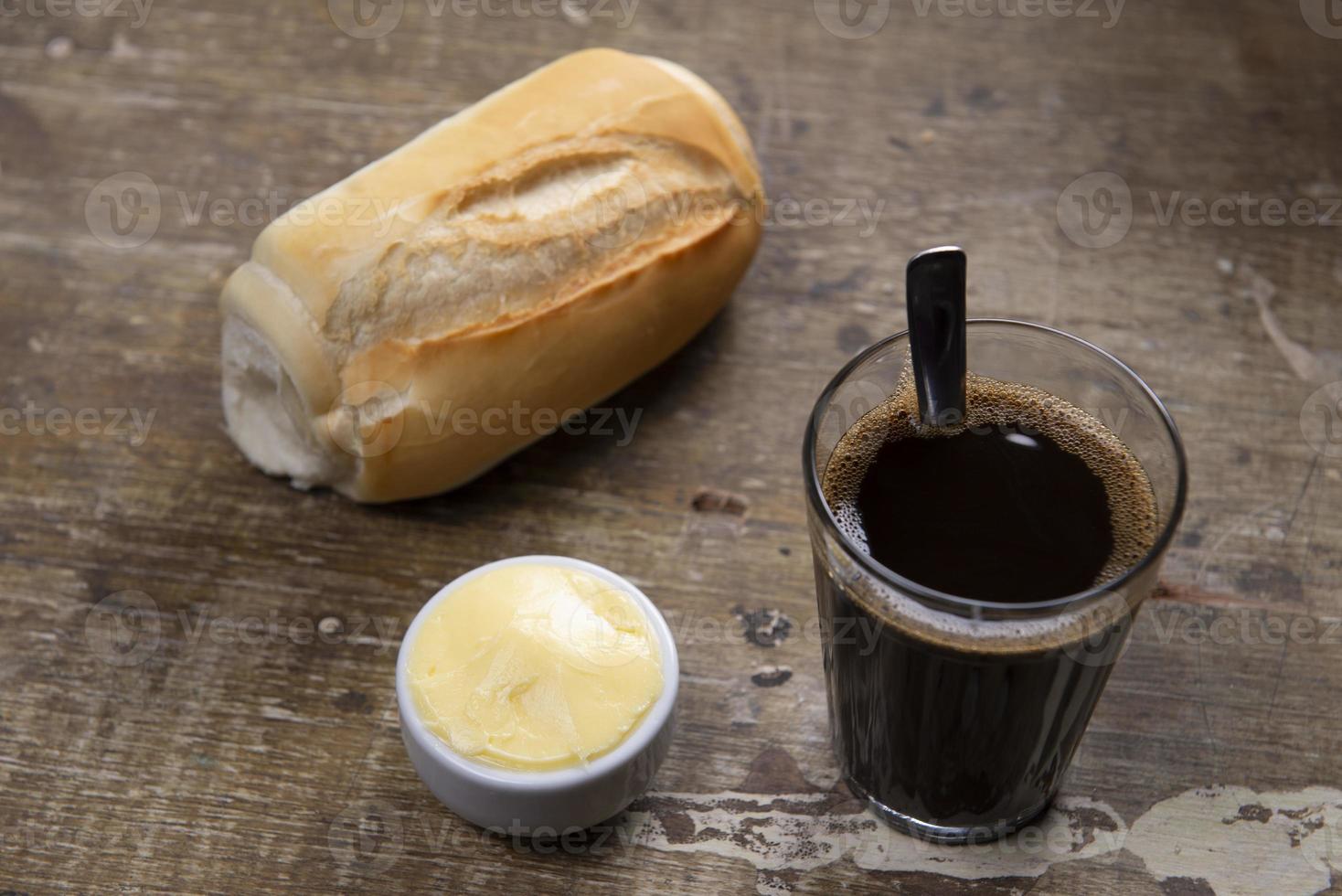 coffee and bread photo