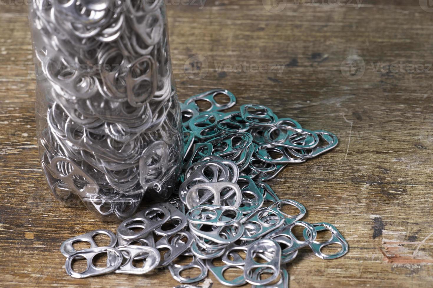 aluminum pull tabs photo