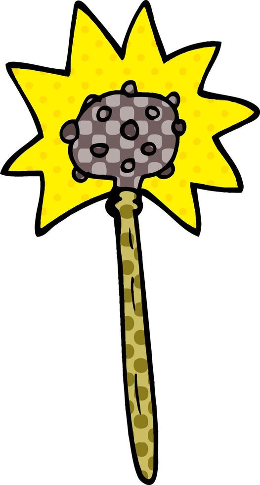 cartoon doodle mallet vector