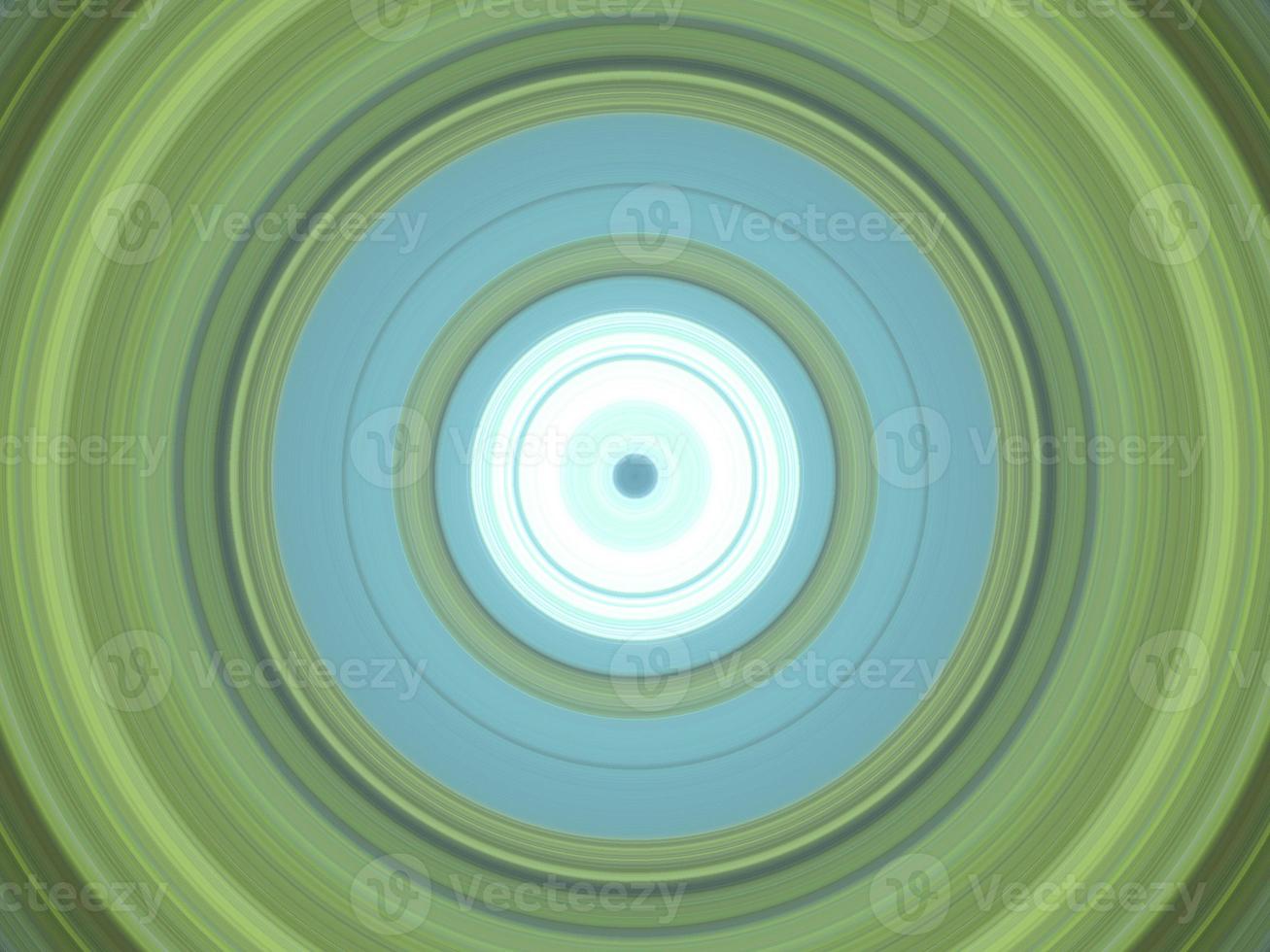 Concentric Circles green and light blue photo