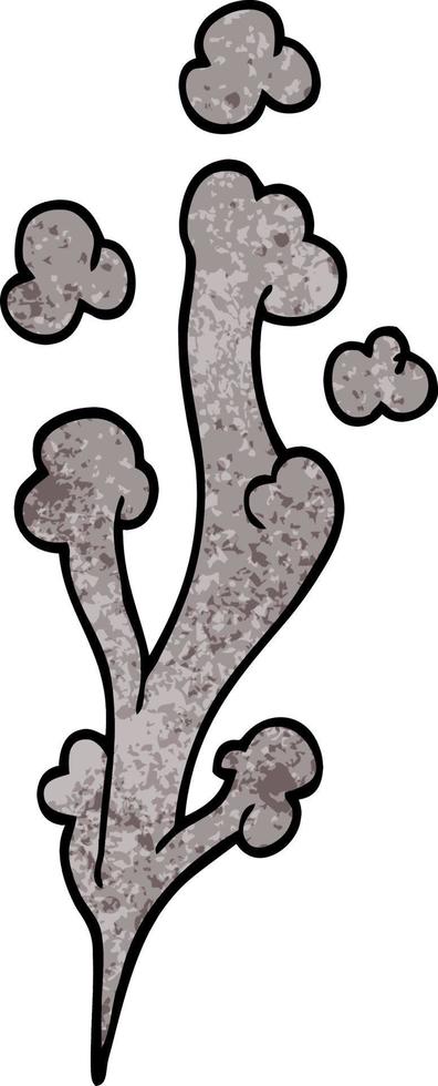 cartoon doodle whooshing cloud vector