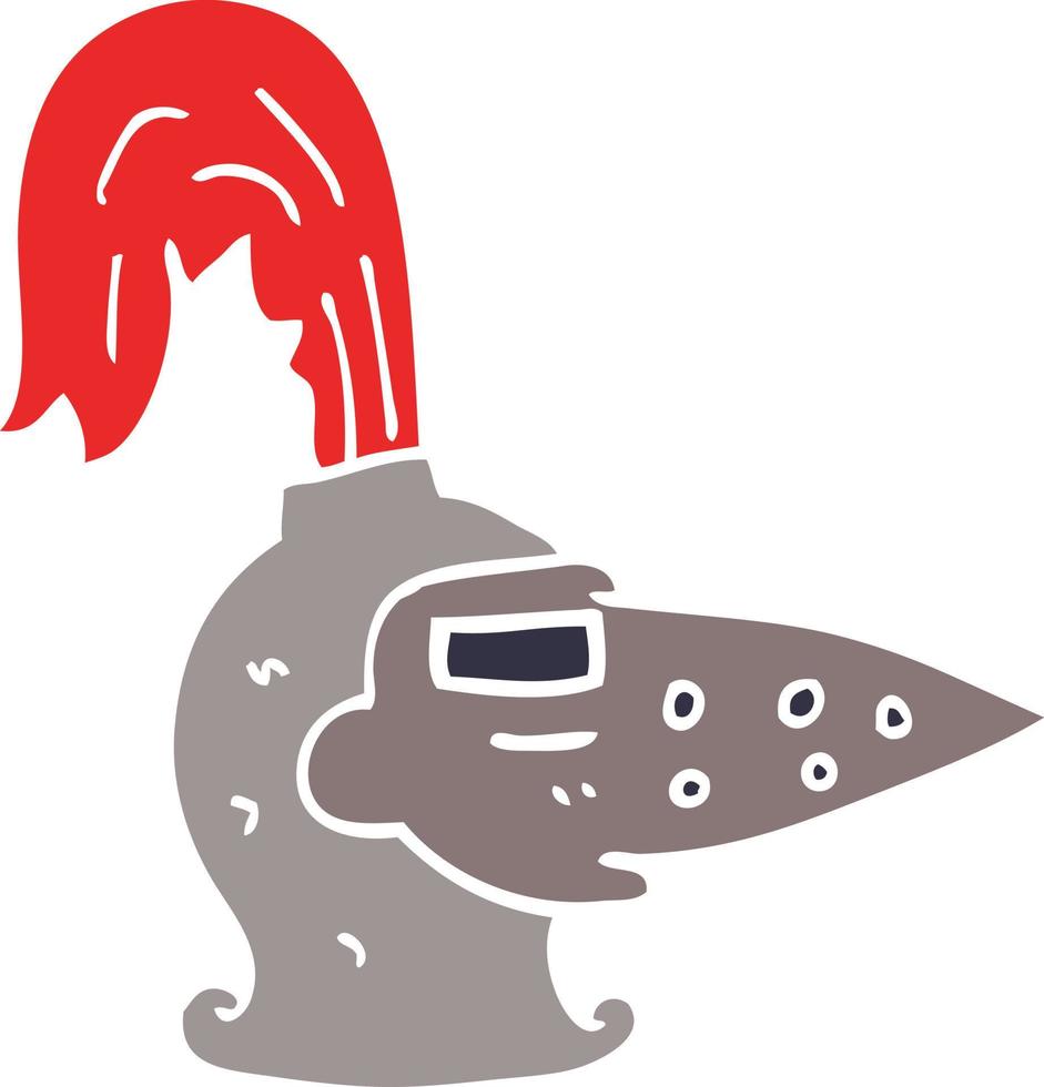 cartoon doodle knights helmet vector
