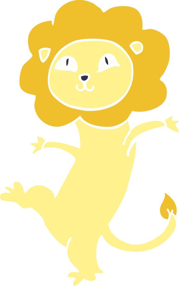 cartoon doodle lion vector