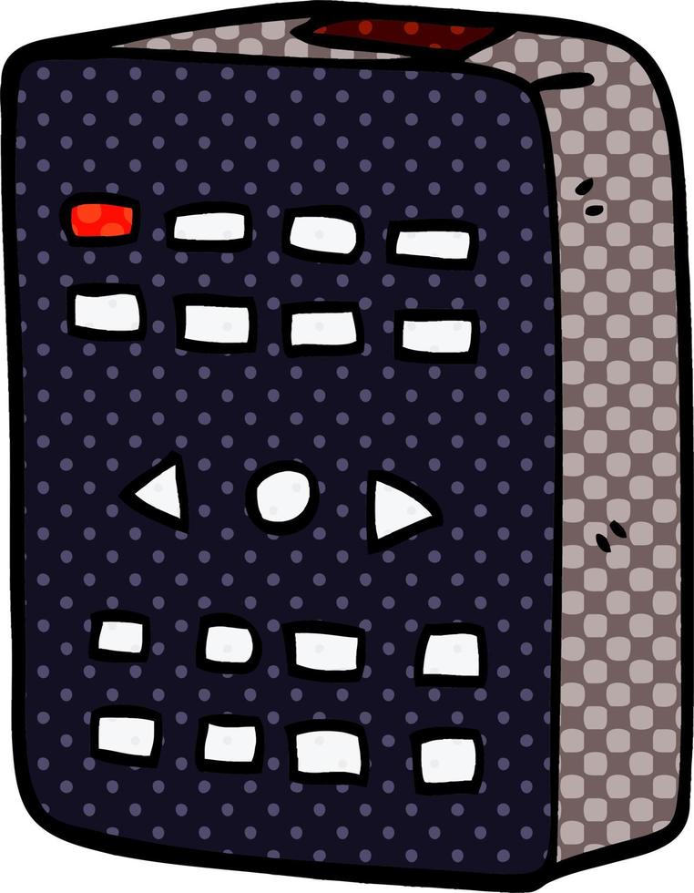 cartoon doodle remote control vector