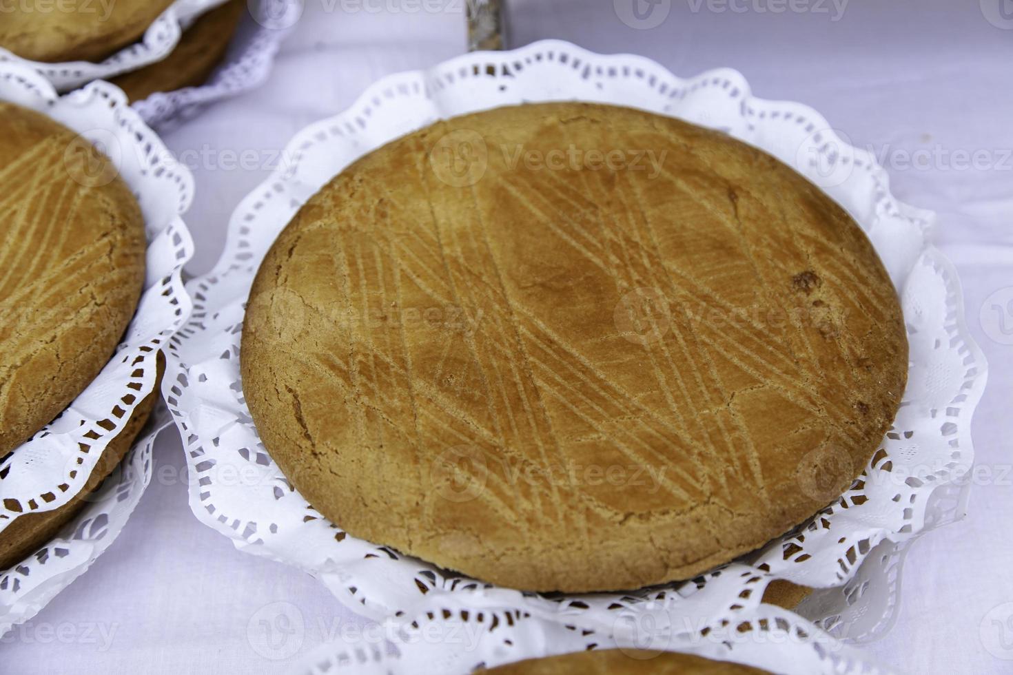 Traditional basque cake photo