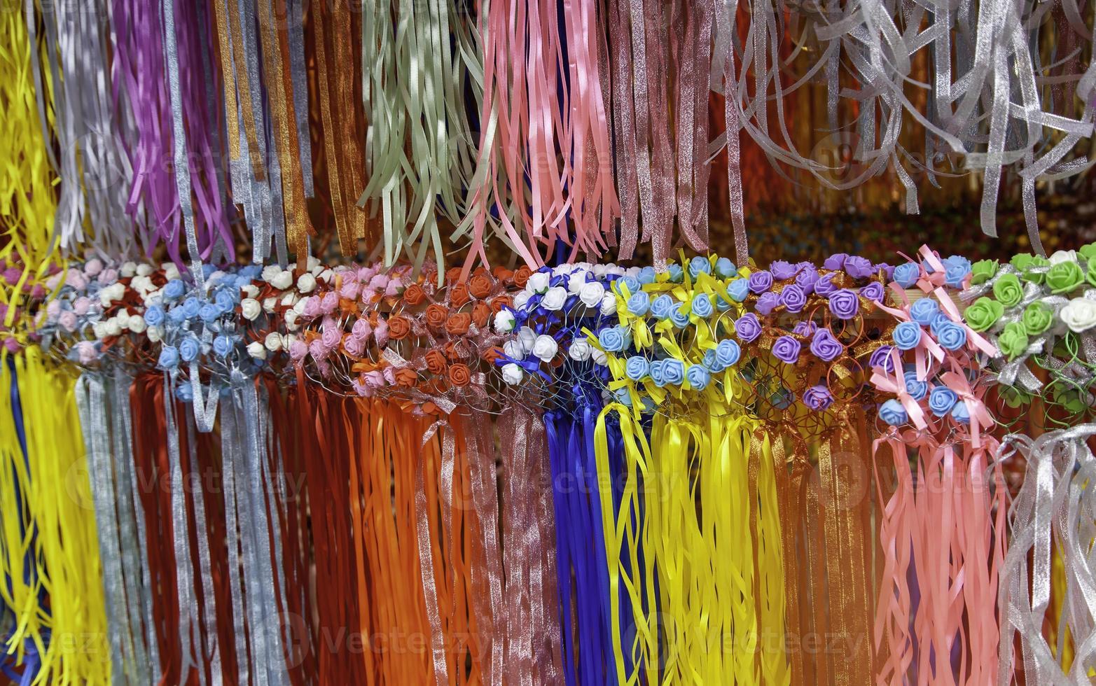 Medieval floral headband photo