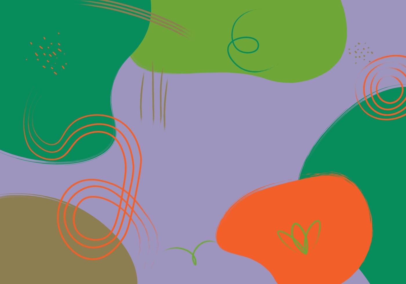 Hand draw shape background. Vector illustration.