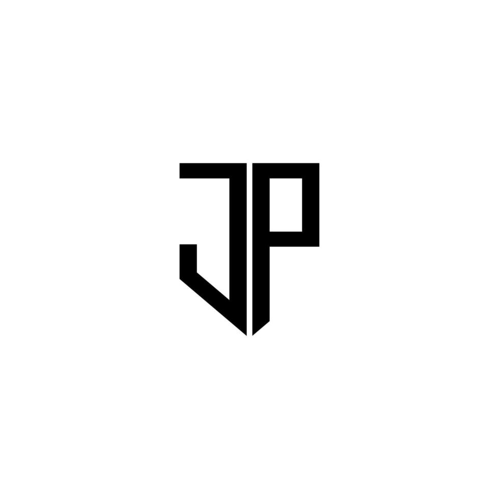 diseño de logotipo de letra jr con fondo blanco en illustrator. logotipo vectorial, diseños de caligrafía para logotipo, afiche, invitación, etc. vector