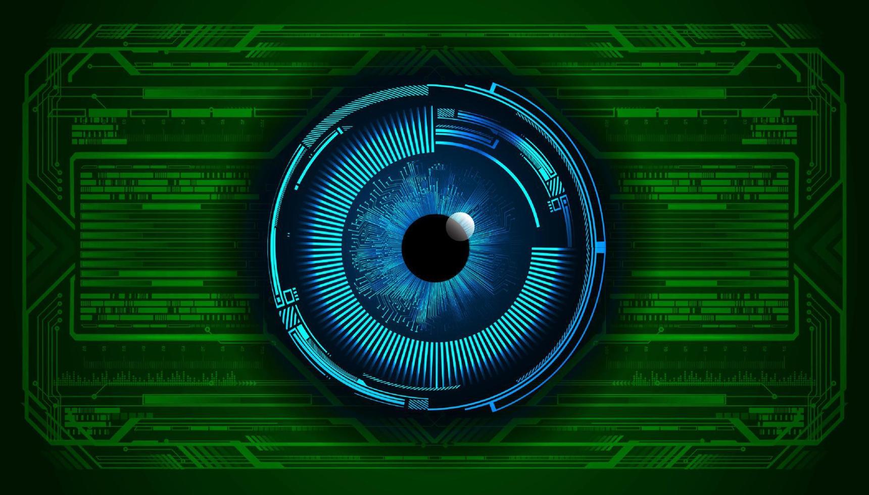 Modern Technology Background with eye vector