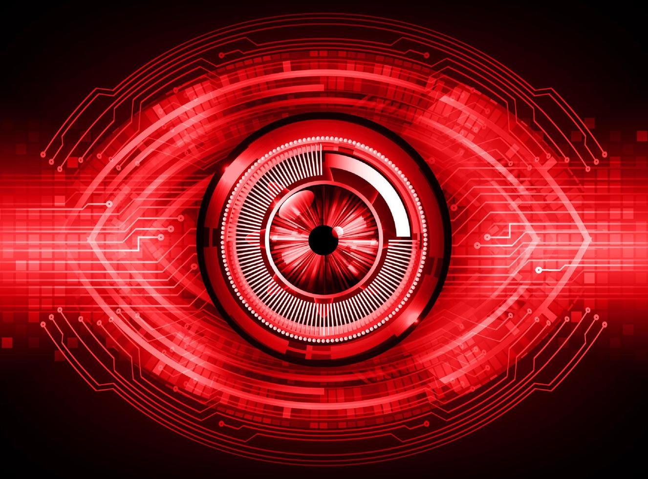 Modern Technology Background with eye vector