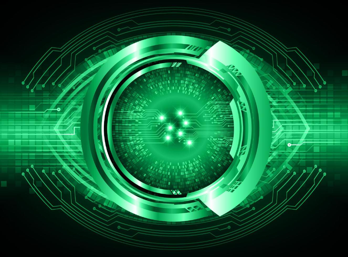 Modern Technology Background with eye vector