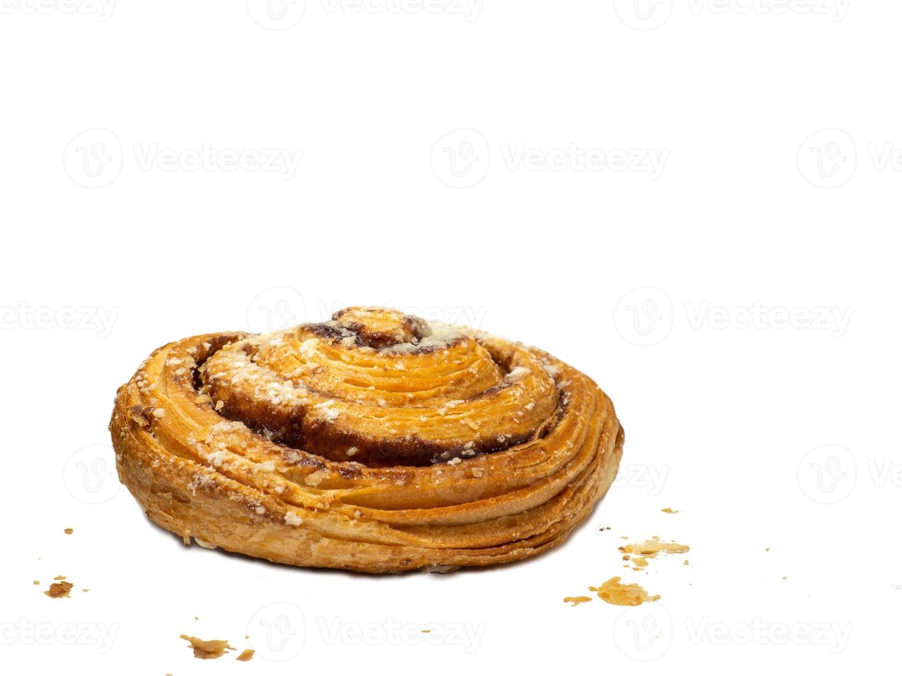 Snail bun. Cinnamon puff. Delicious, interesting baking photo