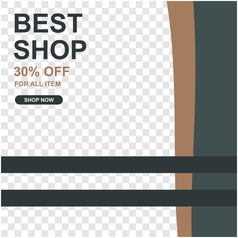 SOCIAL MEDIA TEMPLATE POST vector