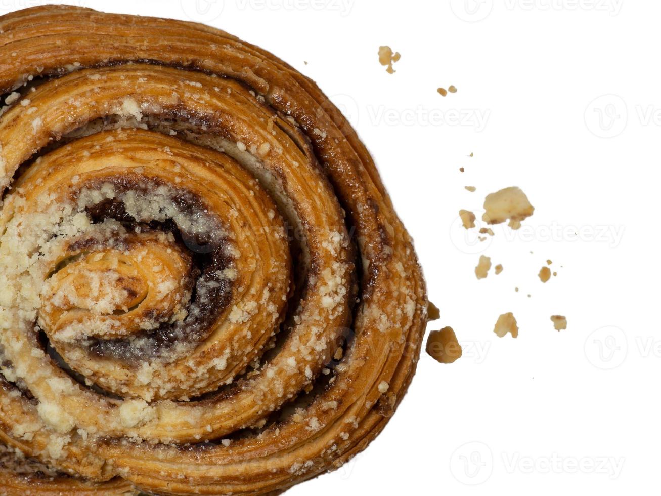 Snail bun. Cinnamon puff. Delicious, interesting baking photo