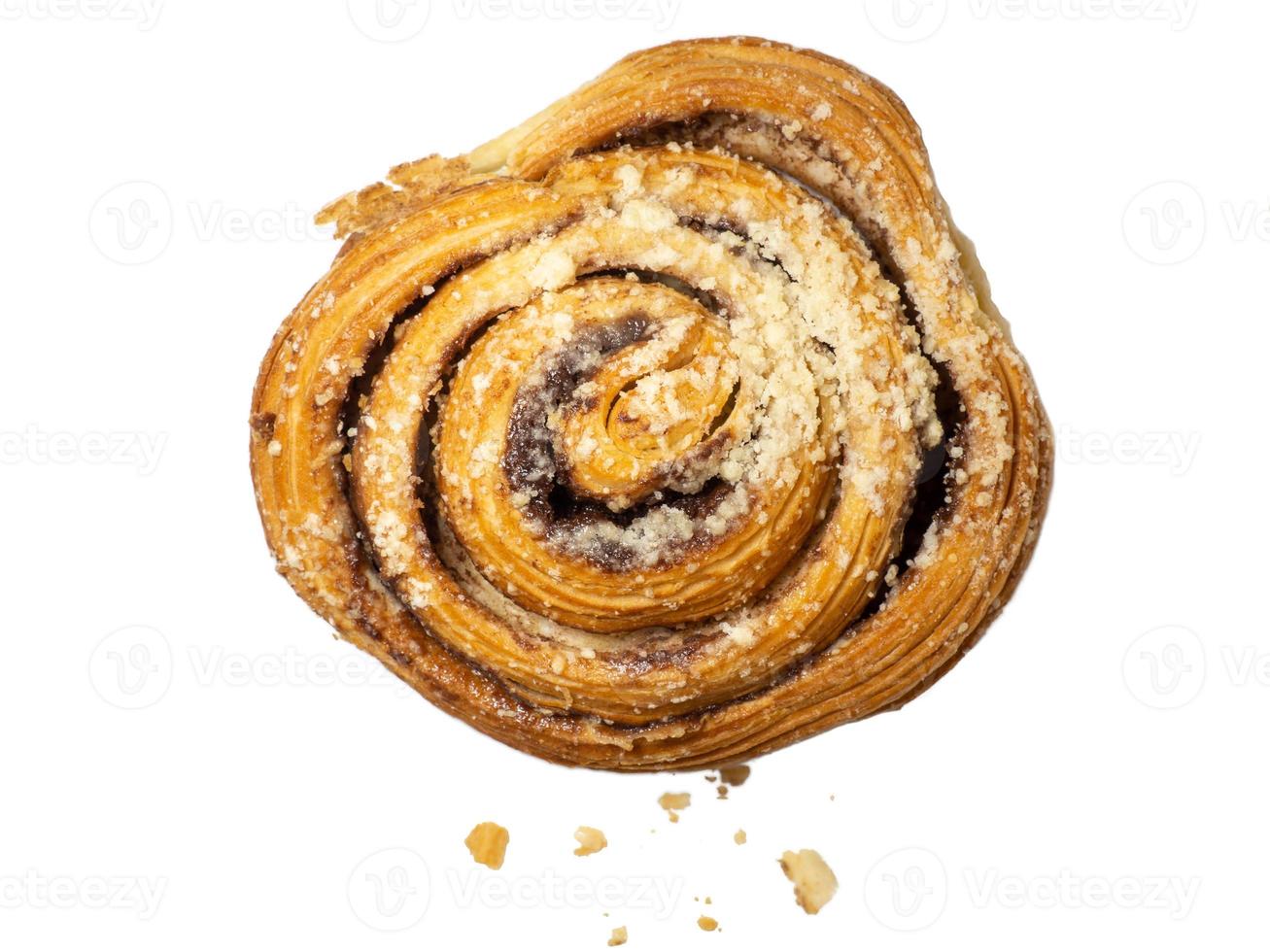 Snail bun. Cinnamon puff. Delicious, interesting baking photo