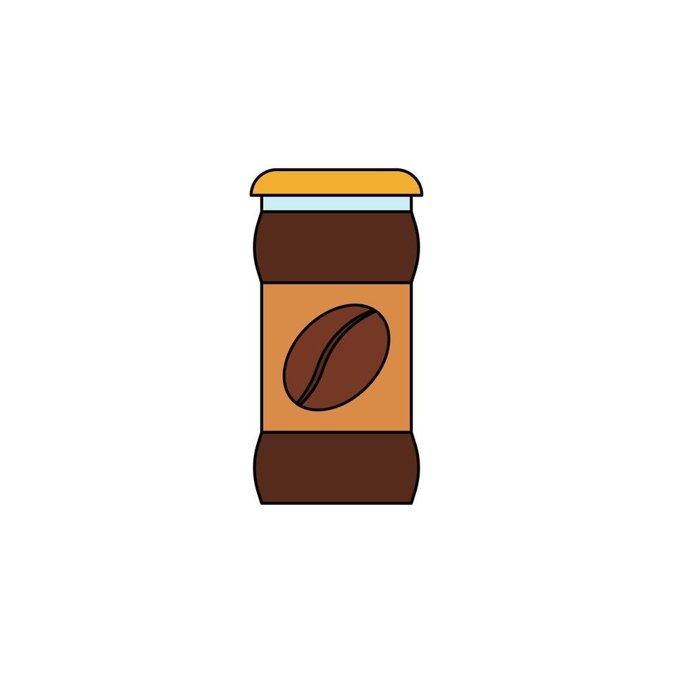 instant coffee vector for website symbol icon presentation