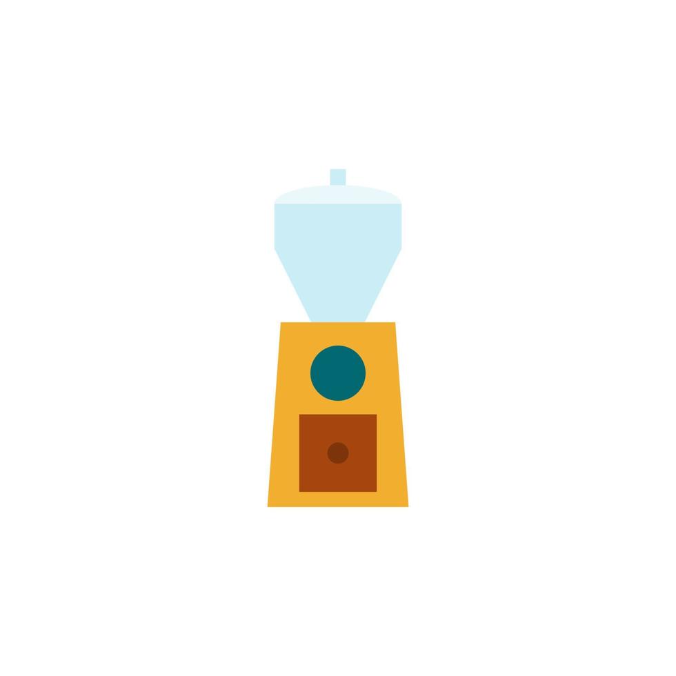 vector de molinillo de café para presentación de icono de símbolo de sitio web