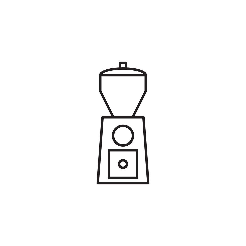 Grinder coffee vector for website symbol icon presentation