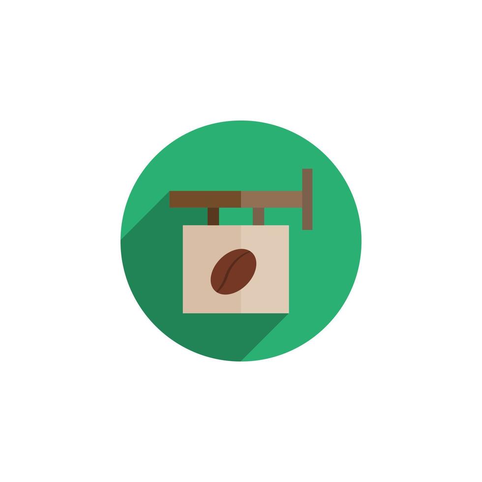 vector de signo de café para presentación de icono de símbolo de sitio web