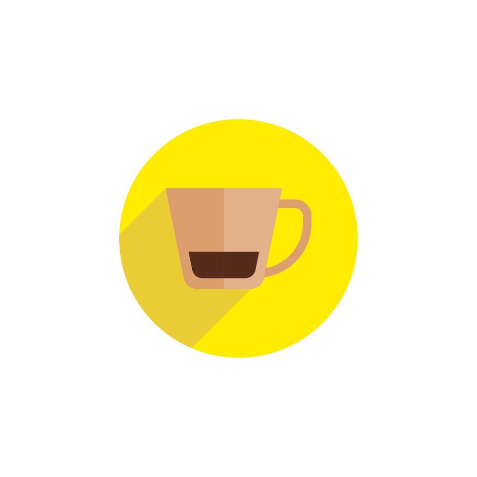 vector de taza de café para presentación de icono de símbolo de sitio web