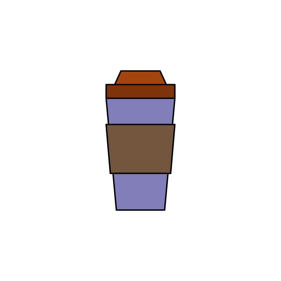 coffee tumbler vector for website symbol icon presentation