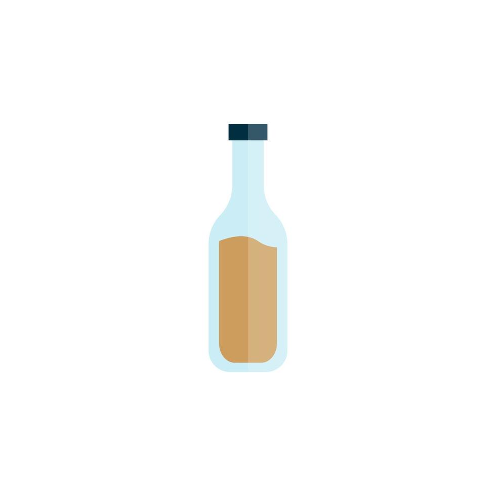 vector de botella de café para presentación de icono de símbolo de sitio web