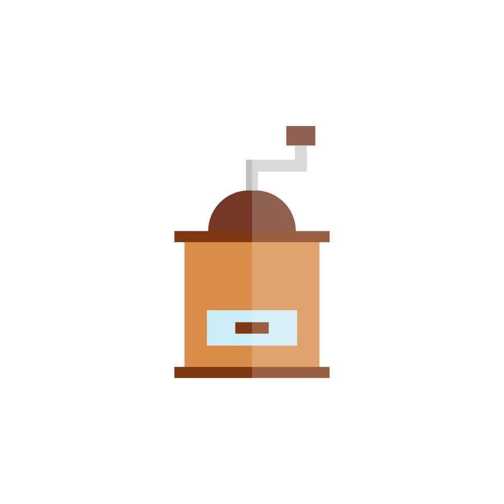Grinder coffee vector for website symbol icon presentation