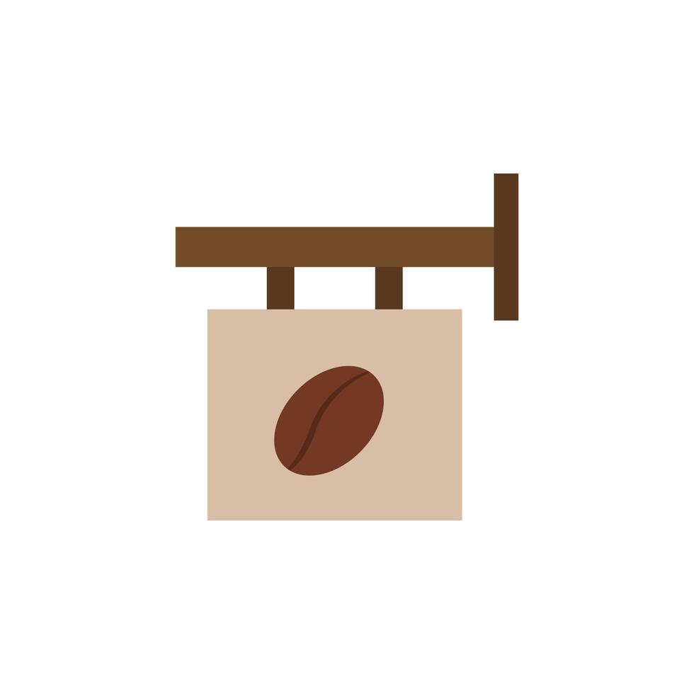 vector de signo de café para presentación de icono de símbolo de sitio web