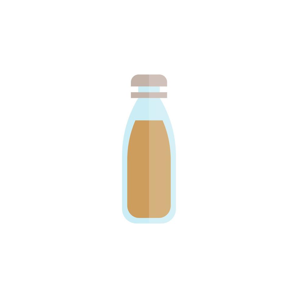 vector de botella de café para presentación de icono de símbolo de sitio web