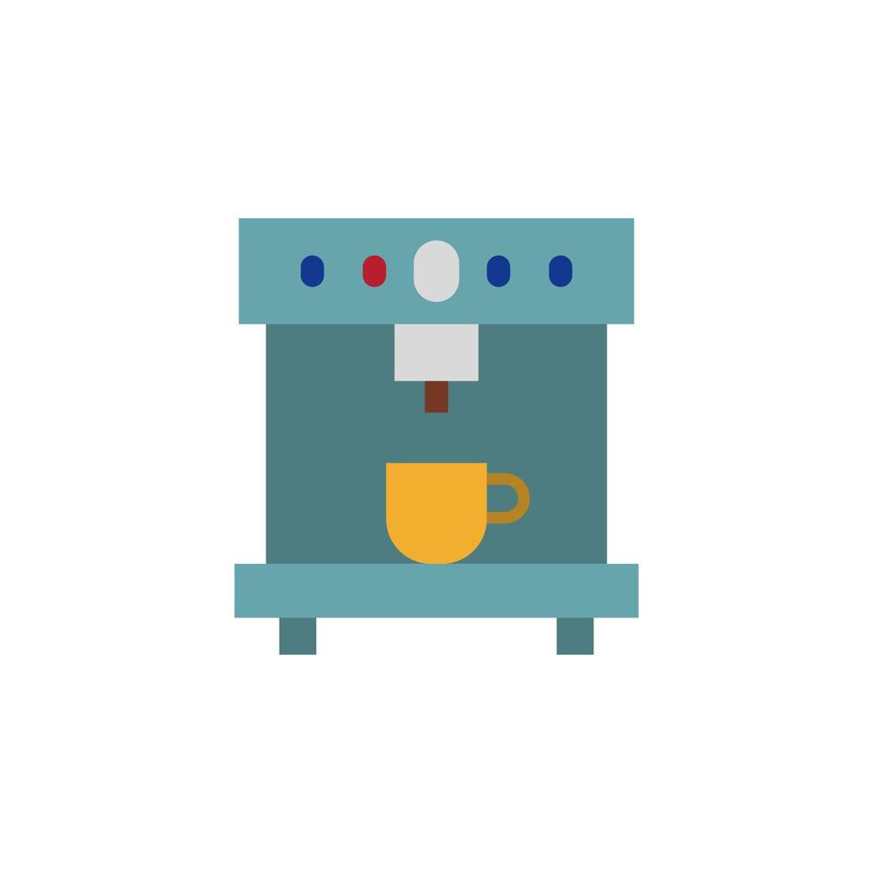 vector de máquina de espresso para presentación de icono de símbolo de sitio web