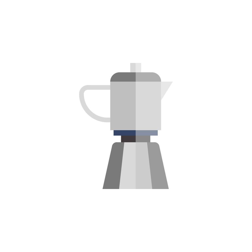 moka pot vector para sitio web símbolo icono presentación