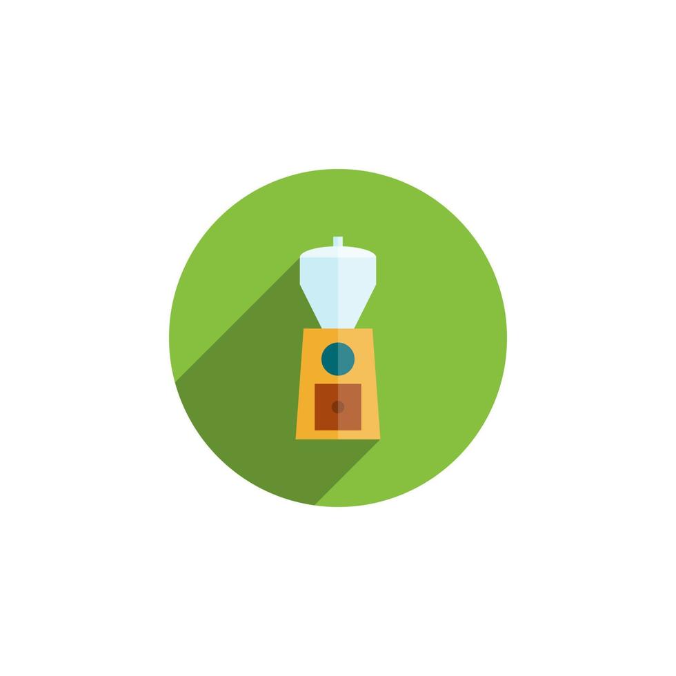 Grinder coffee vector for website symbol icon presentation