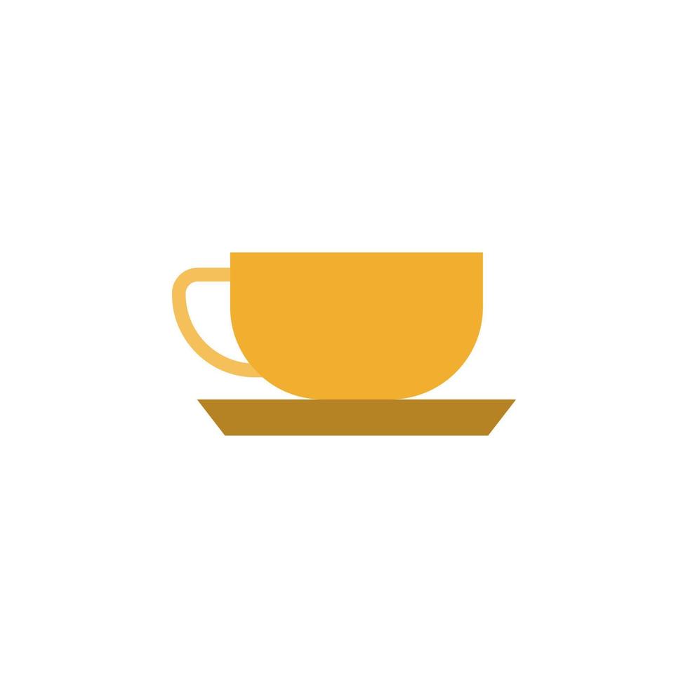 vector de taza de café para presentación de icono de símbolo de sitio web