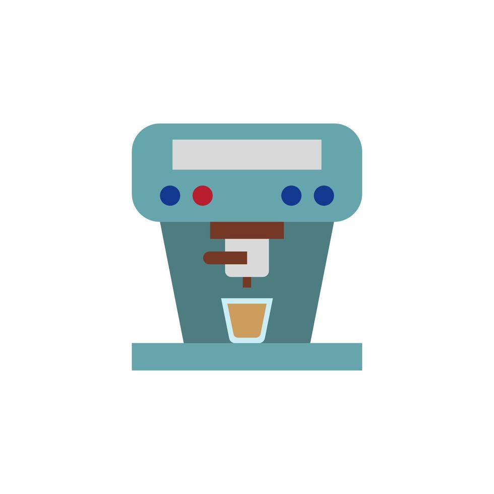 vector de máquina de espresso para presentación de icono de símbolo de sitio web