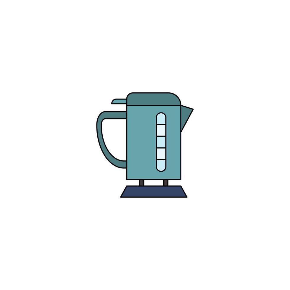 electric kettle vector for website symbol icon presentation