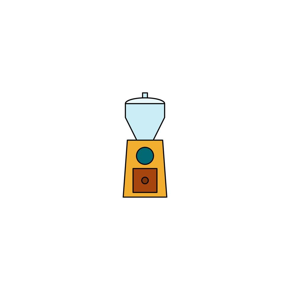 Grinder coffee vector for website symbol icon presentation