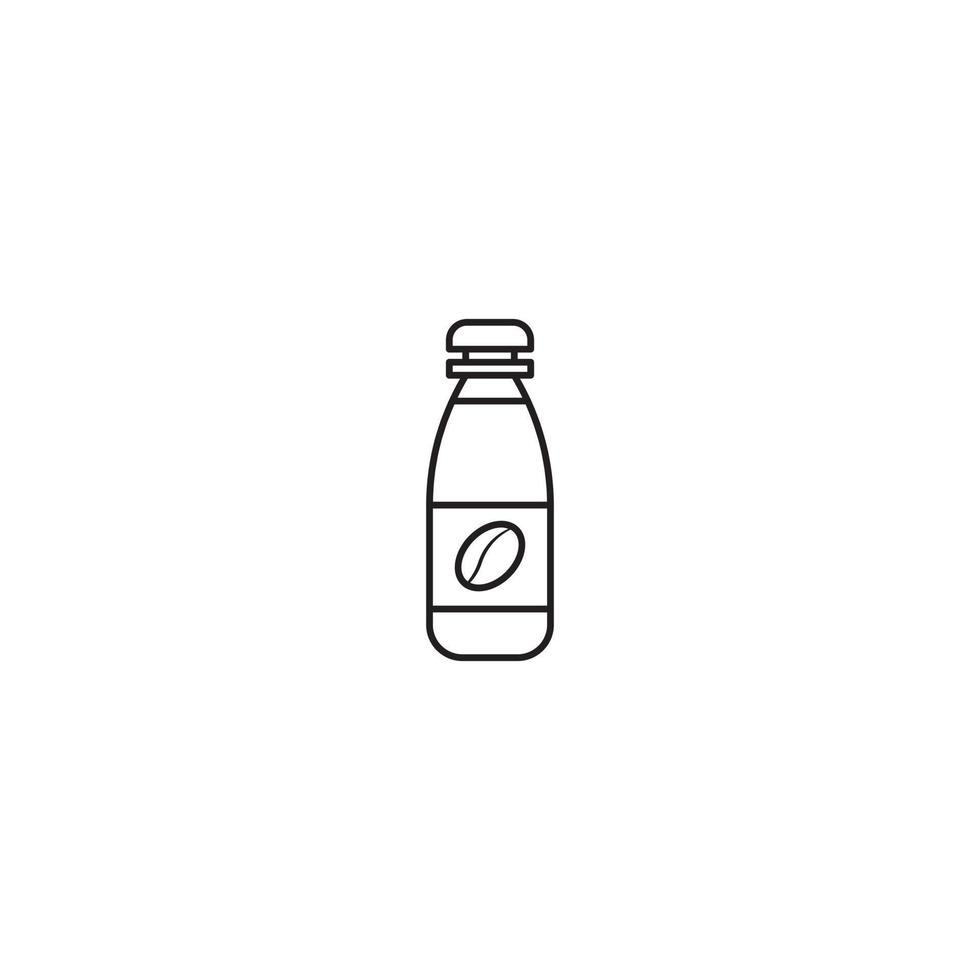 coffee bottle vector for website symbol icon presentation