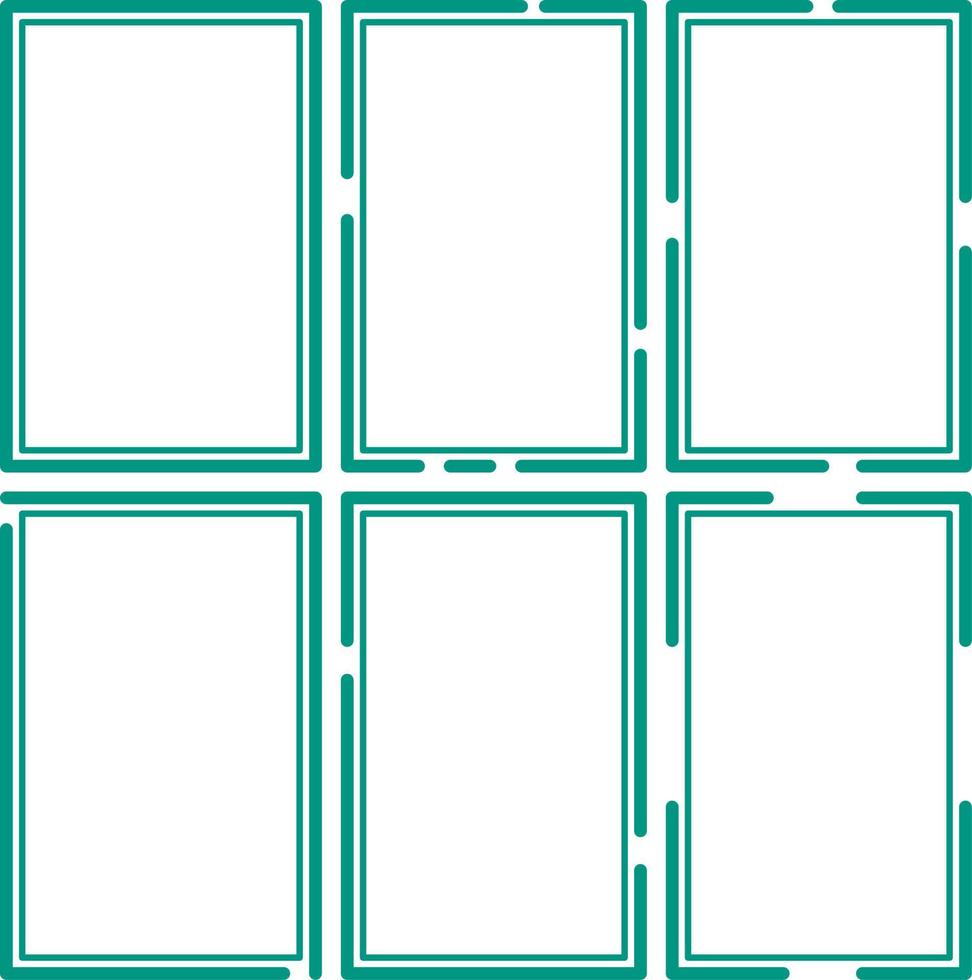 vector image of a frame for a notebook