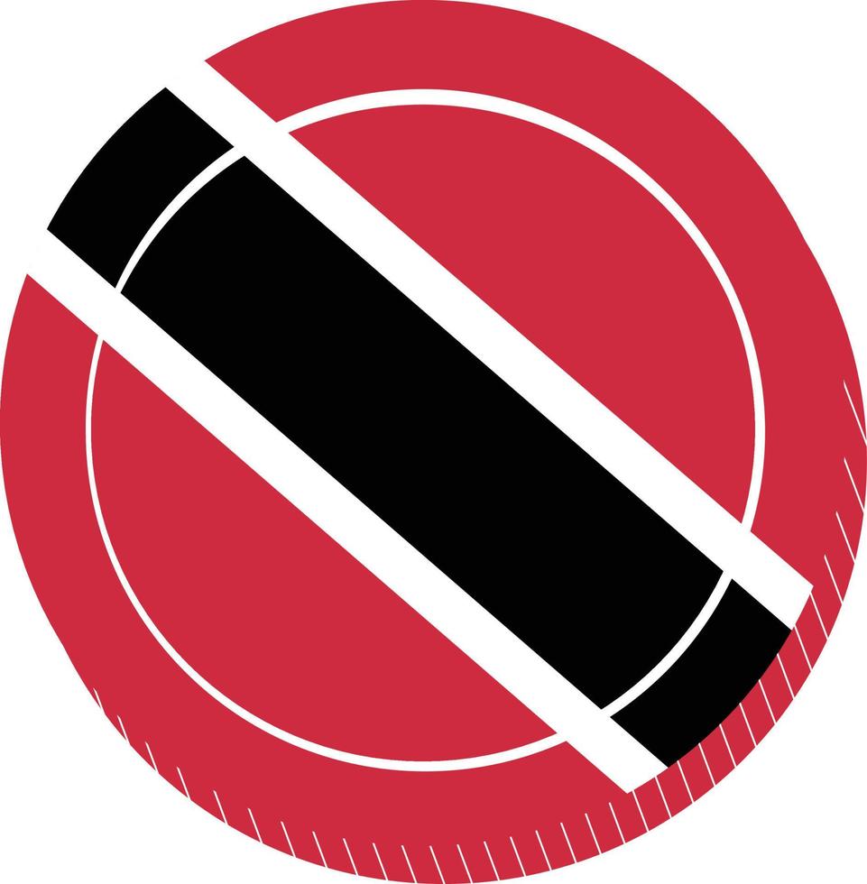 Trinidad and Tobago Flag vector hand drawn,Trinidad and Tobago dollar vector hand drawn