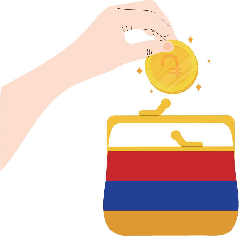 armenia bandera vector dibujado a mano,armenian dram vector dibujado a mano
