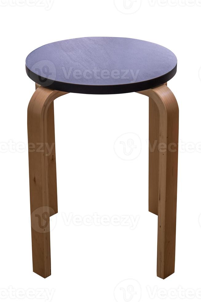 Wooden chair isolated. photo