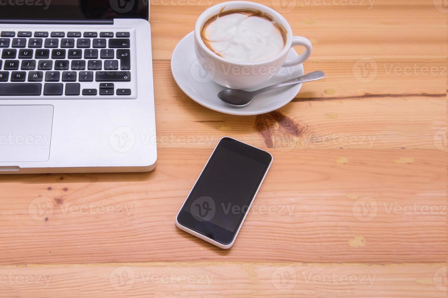 Office desk table. photo