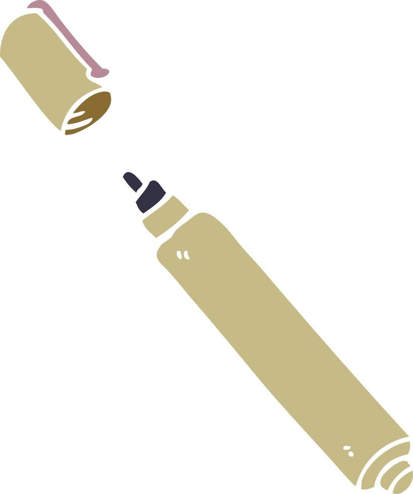 cartoon doodle office pen vector