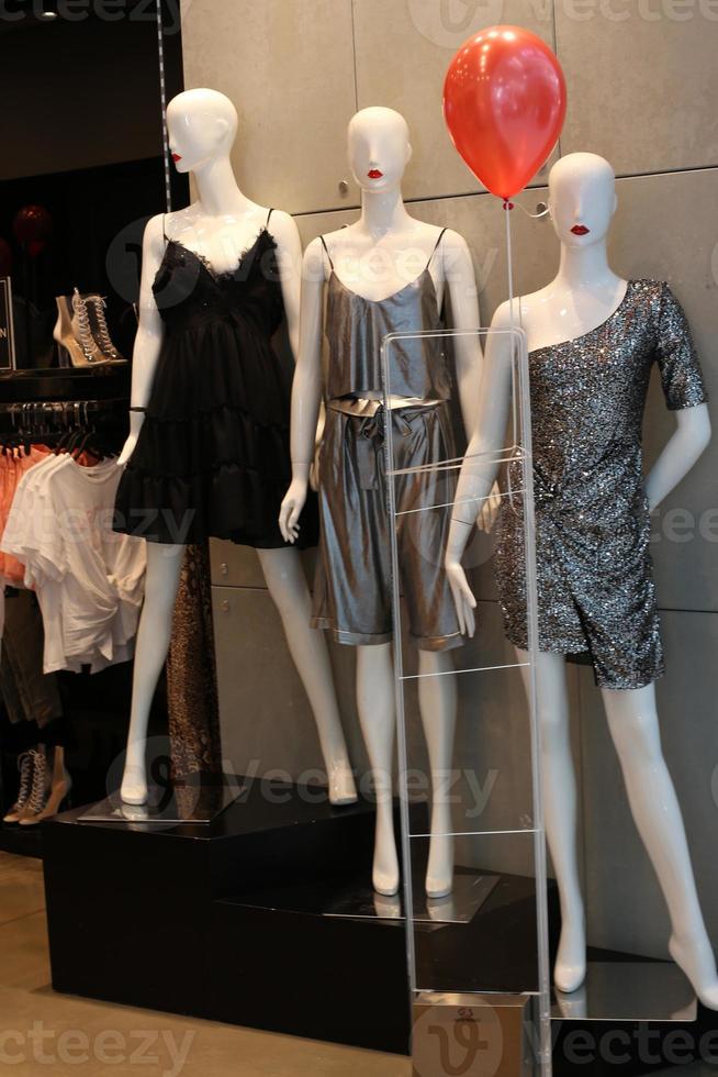Goods and clothing are sold in a large store in Israel. photo