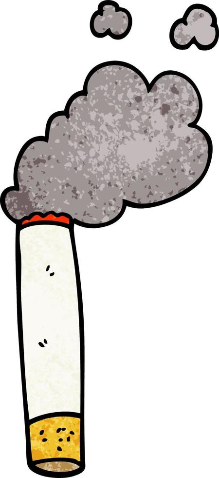 cartoon doodle cigarette vector