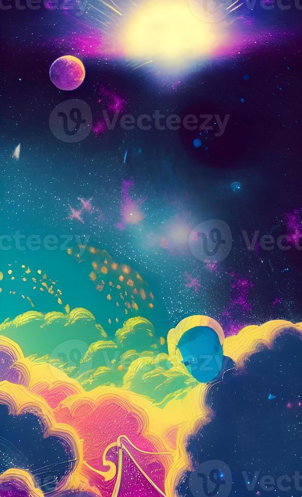 Galaxy Space background universe magic sky nebula night purple cosmos. Cosmic galaxy wallpaper blue color star dust. Blue texture abstract galaxy infinite future dark deep light photo